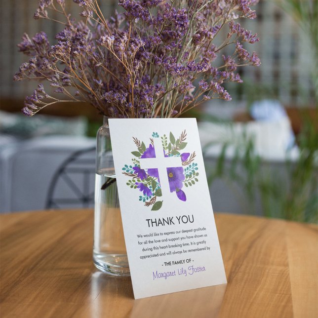 Floral Saint Croix funéraire Merci photo (Créateur téléchargé)