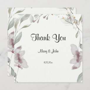 Floral Script Love Heart Mariage