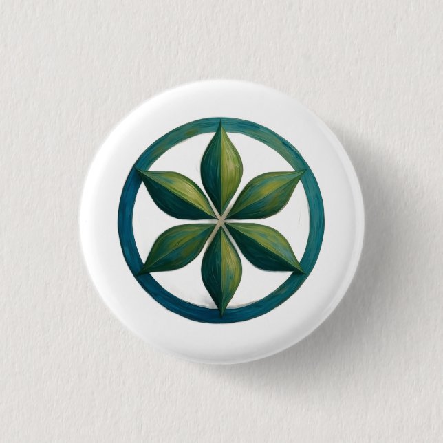 Floral Serenity Art Badge (Devant)
