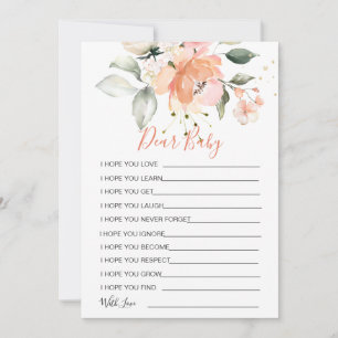 Floral souhaite une invitation au jeu de Baby show