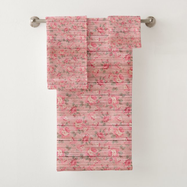 Floral Sur Bois tendance Populaire Élégant Vintage (En situation)