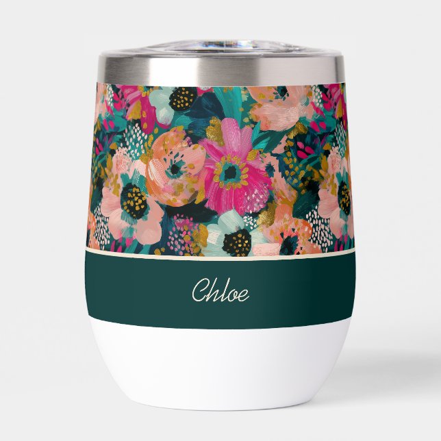 Floral Watercolor Name  (Avant)