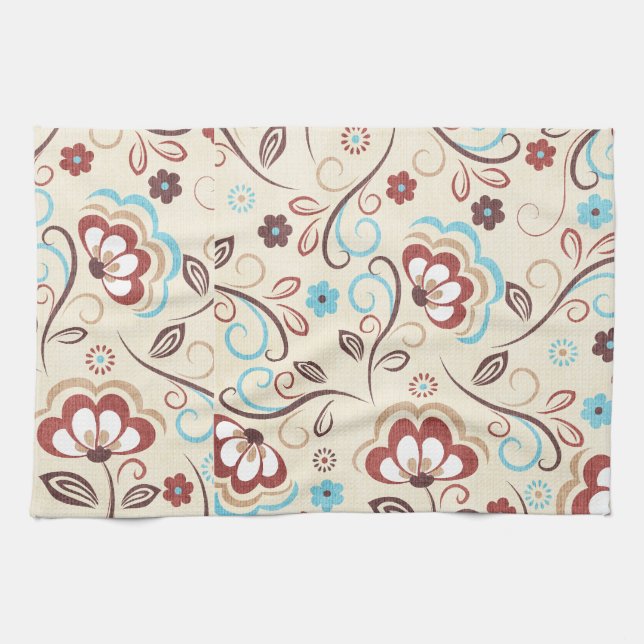 Floral Wonders Serviette de cuisine (Horizontal)