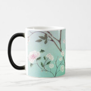 floralBlack/blanc à la mode tasse Morphing de 325