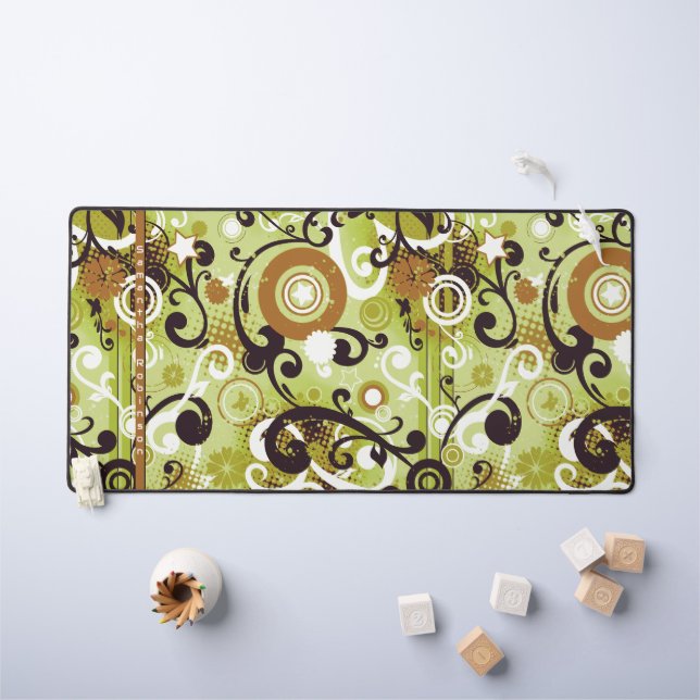 Florale verte Frutiger Metro (Tableau pour enfants)