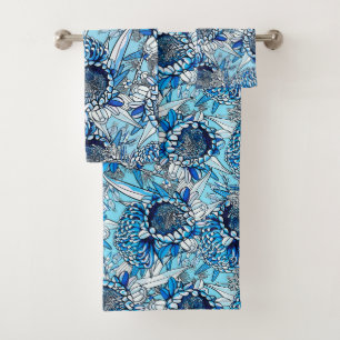 Florales de Waratah bleue estivale