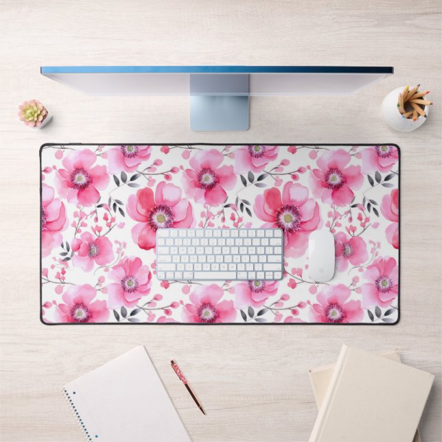 Florales roses Fleurs invisibles Motif (Bureau 1)