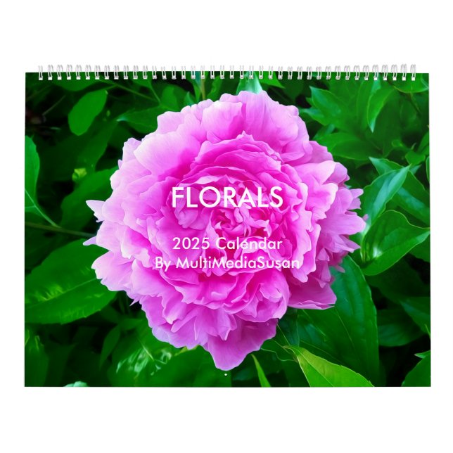 Floraux par MultiMediaSusan 2025 Calendrier (Protection)