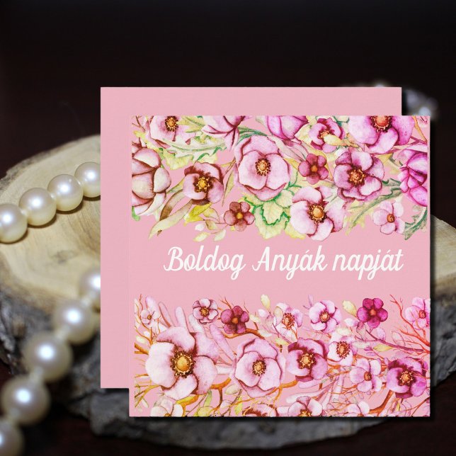 Floraux roses - Fête des mères hongroises (Créateur téléchargé)