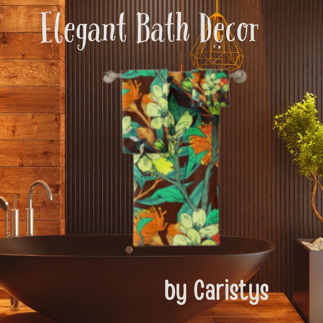 Flore Brown, Rouille, Turquoise (Créateur téléchargé)