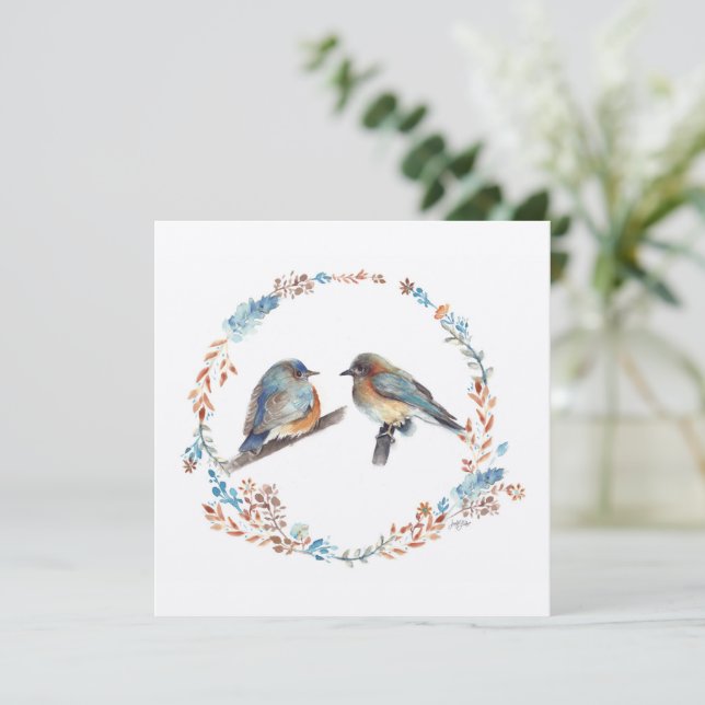Flore de l'Est Couple Bluebirds (Debout devant)