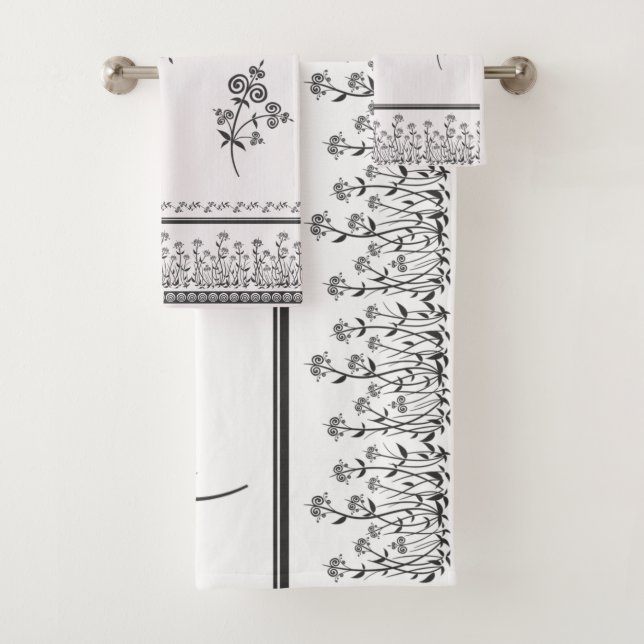 Flore et feuillage de style tourbillonnant dans un (En situation)