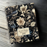 Flore foncé Personnalisé Annuel Planner Housse dur<br><div class="desc">Découvrez la fusion parfaite de fonctionnalité et d'élégance intemporelle avec notre planificateur à reliure spirale de 8, 5 po x 11 po, méticuleusement conçu pour vous aider à gérer votre vie avec une touche de sophistication classique. Ce planificateur offre une combinaison harmonieuse d'éléments pratiques et d'attrait artistique, ce qui en...</div>