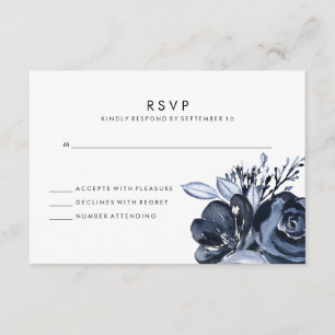 Flore foncé   Réponse du Mariage d'aquarelle noire