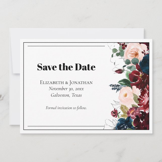 Flore foncée élégante (Devant)