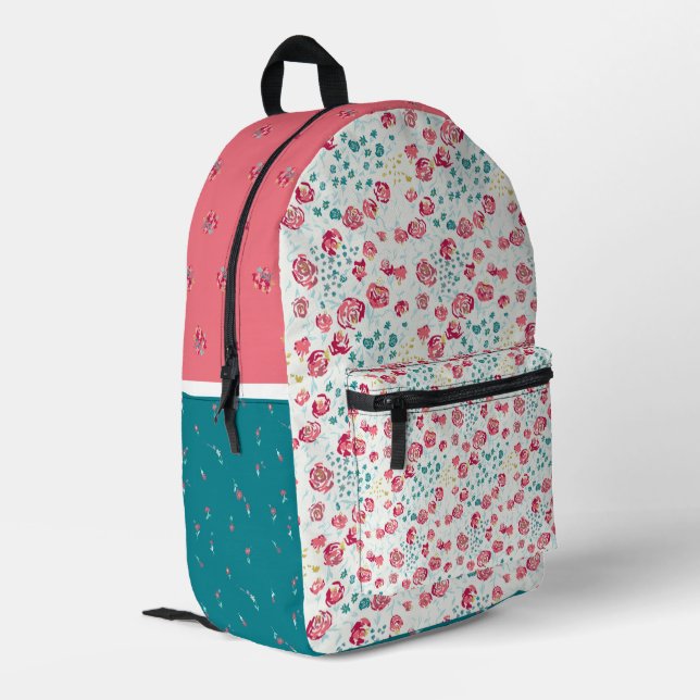 Flore Hein Print Cut Sew sac à dos (Coin arrière gauche)