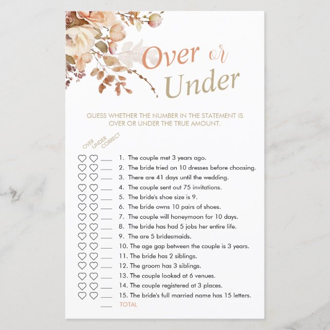 Flore Neutre Élégante Au-Dessus Ou Sous Le Jeu De  (Devant)