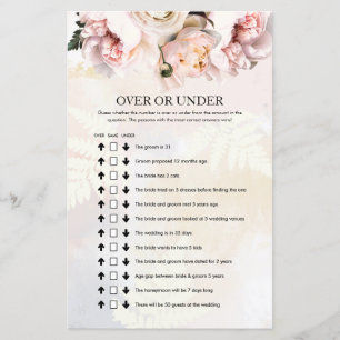 Flore rose rousse au-dessus ou en dessous du jeu n