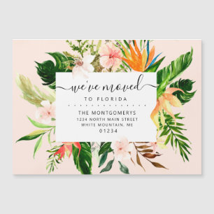 Flore rose tropicale Floride en mouvement