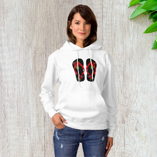 Flore tongs femmes Sweat - shirt à capuche