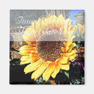 Floreal Enregistrer la date Magnet Modèle