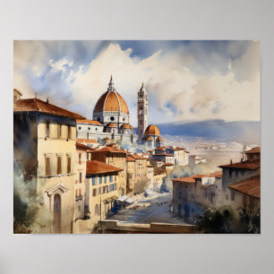 Florence Italie Paysage Art Imprimer Poster