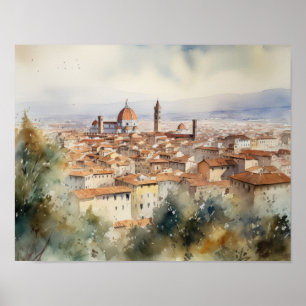 Florence Italie Paysage Art Imprimer Poster