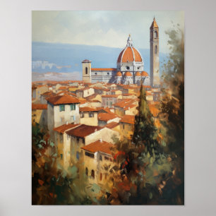 Florence Italie Peinture Art Imprimer Poster