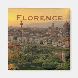 Florence Italie Voyage Photo souvenir Frigo Magnet