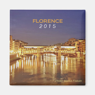 Florence Italie Voyage Souvenir Magnet Changement 