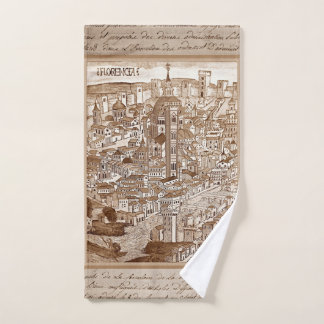Florencia Sepia 1493 Serviette à main