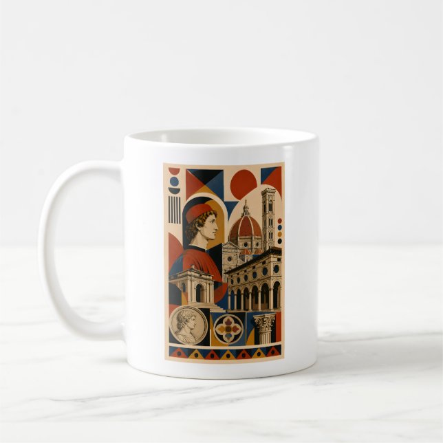 Florentine Renaissance – Geometric Art Mug (Gauche)
