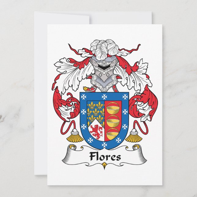 Flores Family Crest (Devant)