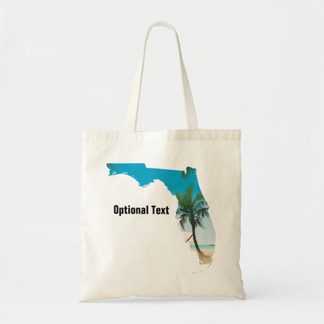 FLORIDA Beach Ocean Palm Tree Sac fourre-tout remp (Devant)