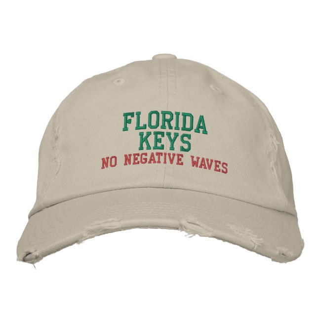 FLORIDA CLÉS AUCUN CASQUETTE DE VAGUES NÉGATIVES (Devant)