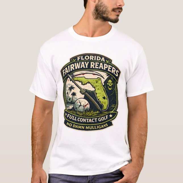 Florida Fairway Reapers (FullContact Golf) T-Shirt (Devant)