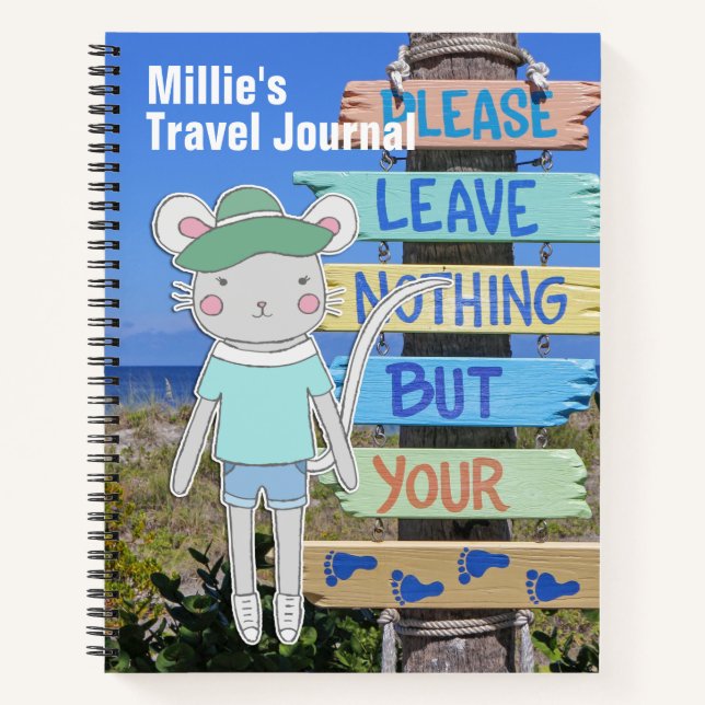 Florida Keys Beach Journal des voyages pour enfant (Devant)