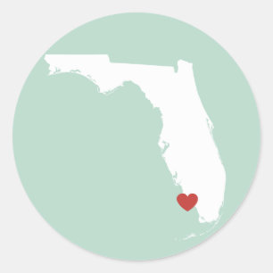 Florida Love - Autocollant personnalisable