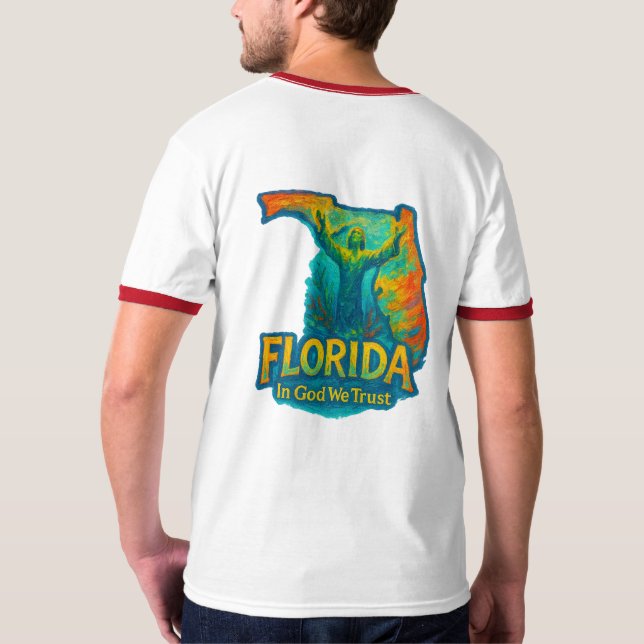 Florida State Artistic T-Shirt – Oil Paint Brush- (Dos)