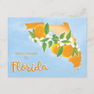 Florida State Moving New Address Faire-part