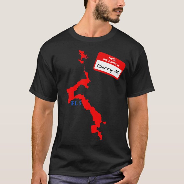 Floride 5 District Gerrymandering T-shirt homme (Devant)