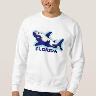 Floride bleu requin thème unisex sweatshirt