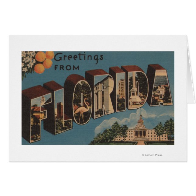 Floride (Capital Building) - Grande Lettre (Devant horizontal)