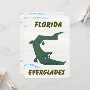 Floride Everglades Alligator vacances art.