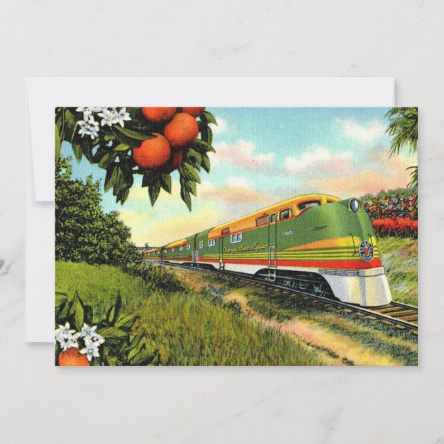 Floride Faire-part de déménagement rétro (Devant)