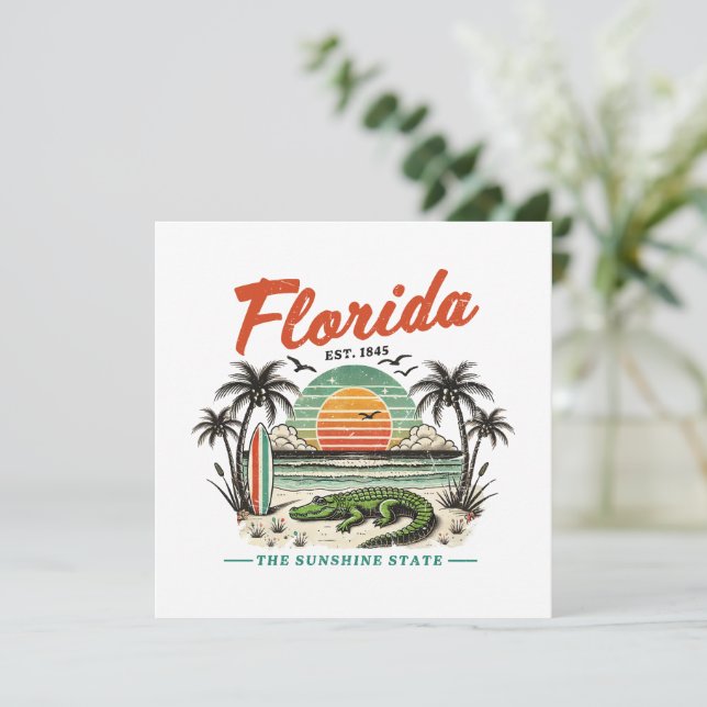 Floride, L'État Sunshine - Sunset Beach Scene (Debout devant)