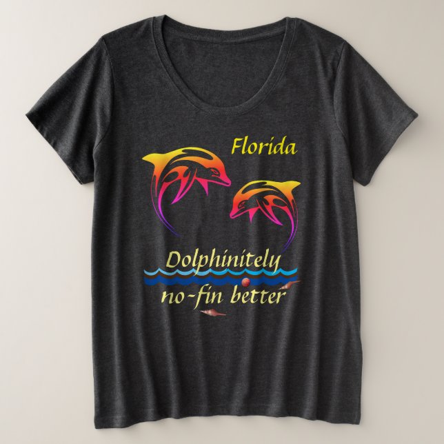 Floride personnalisable avec dauphins (Design devant)