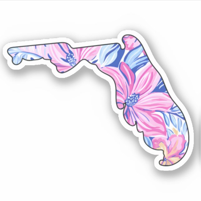 Floride - Sticker été - Lilly Inspiré (Devant)