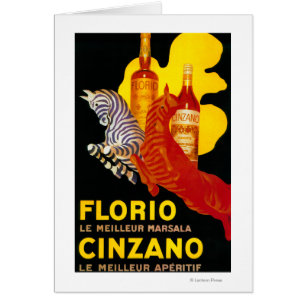 Florio Cinzano Poster Vintage Europe