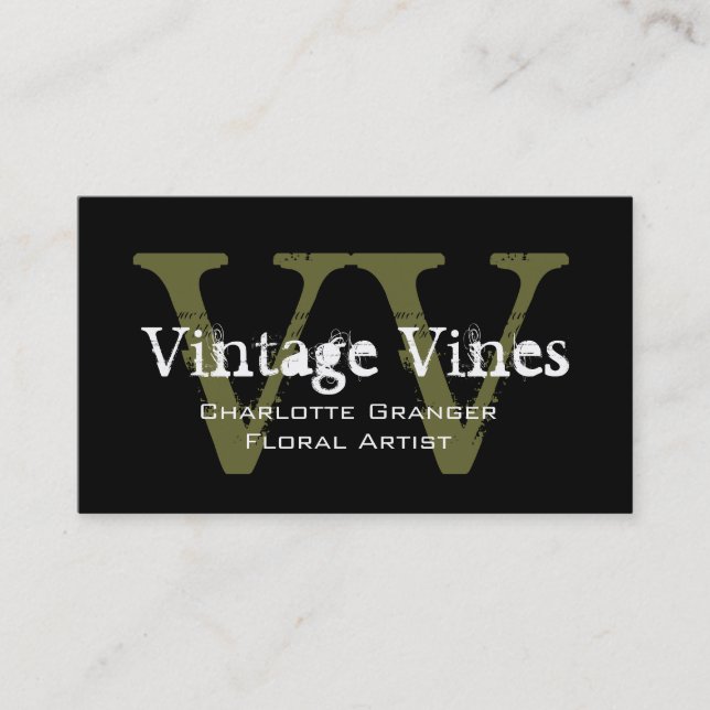 Florist Carte de visite personnalisable (Devant)